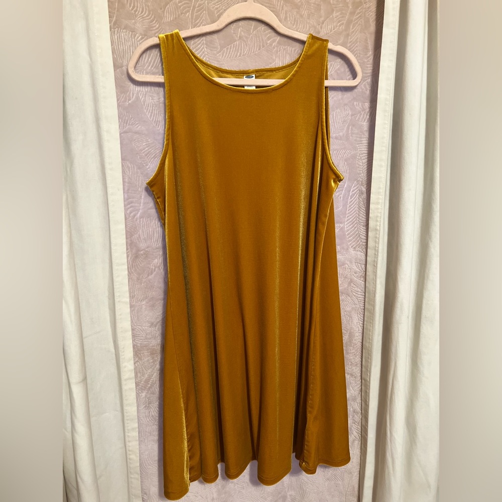 Old Navy Mustard Yellow Dress